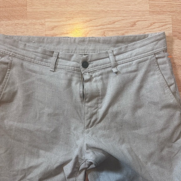 Zara Gray Cotton Blend Trousers with Modern Fit Size 32 - Picture 3 of 8